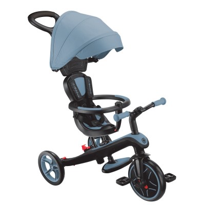 Globber EXPLORER V2 Trike 4 in 1 - Ash Blue