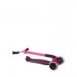 Globber Ace 3 Wheel Scooter with Lights - Fuchsia Globber Ace 3 Wheel Scooter with Lights - Fuchsia