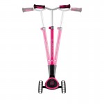 Globber Ace 3 Wheel Scooter with Lights - Fuchsia Globber Ace 3 Wheel Scooter with Lights - Fuchsia