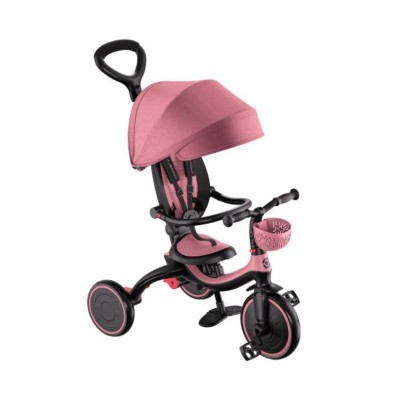 Globber Explorer Trike Compact 6 in 1 - Pastel Pink