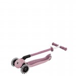 Globber Go Up Active Lights Ecologic 3in1 Scooter - Berry Globber Go Up Active Lights Ecologic 3in1 Scooter - Berry