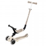 Globber Go Up Active Lights Ecologic 3in1 Scooter - Coconut Globber Go Up Active Lights Ecologic 3in1 Scooter - Coconut