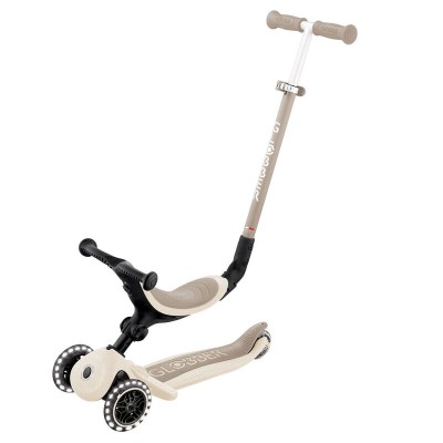 Globber Go Up Active Lights Ecologic 3in1 Scooter - Coconut