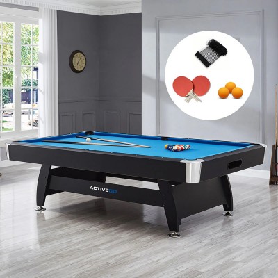 ActiveGo BreakShot 7ft Pool Table with 3-IN-1 Top