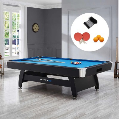 ActiveGo BreakShot 8ft Pool Table with 3-IN-1 Top