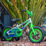 Neo+ 12 Boys 12" Bike - Brushed Alloy Neon Green/Navy Blue Fade Neo+ 12 Boys 12" Bike - Brushed Alloy Neon Green/Navy Blue Fade