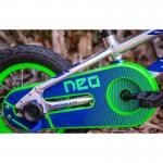 Neo+ 12 Boys 12" Bike - Brushed Alloy Neon Green/Navy Blue Fade Neo+ 12 Boys 12" Bike - Brushed Alloy Neon Green/Navy Blue Fade