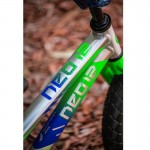 Neo+ 12 Boys 12" Bike - Brushed Alloy Neon Green/Navy Blue Fade Neo+ 12 Boys 12" Bike - Brushed Alloy Neon Green/Navy Blue Fade