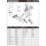 Buzzrack Pilot 4X4 (Trunk) 2 Bike Platform Rack