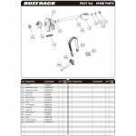 Buzzrack Pilot 4X4 (Trunk) 2 Bike Platform Rack