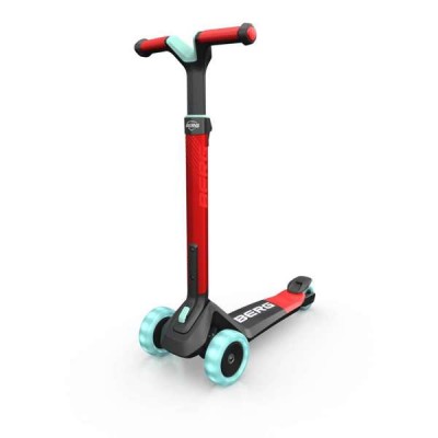 Berg Nexo Foldable Lights Scooter - Red