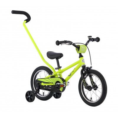 Byk Bikes E-250 Kids Single Speed 3-in-1 Bike - Neon Yellow/Black