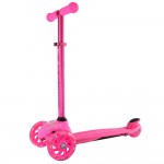 Crazy Skates Joey GLO Scooter - Pink with Safety Pads