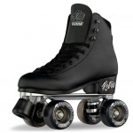 Crazy Skates Retro Roller Skates Black - Medium (3-6)