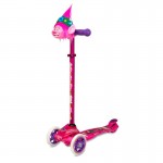 Crazy Skates Trolls 3 Wheel Kids Scooters Poppy Pink