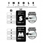 Crazy Skates Trix 4 Wheel Led Adjustable Inline Skates Black - Medium | 4-7