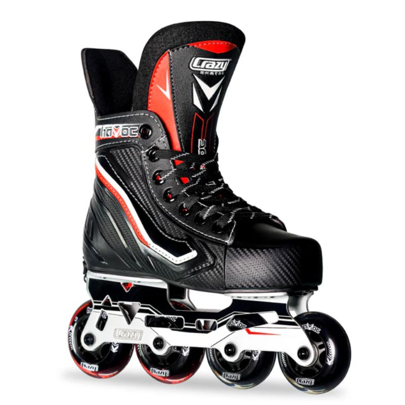 Crazy Skates Havoc Size Adjustable Inline Hockey Skates - Medium | 3-6 Crazy Skates Havoc Size Adjustable Inline Hockey Skates - Medium | 3-6