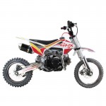 GMX Moto125 125cc Dirt Bike - Red/White