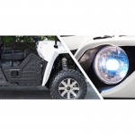Crossfire E5 4x4 Electric UTV - White Crossfire E5 4x4 Electric UTV - White
