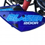 Crossfire Blazer 200R 200cc Go Kart - Blue Crossfire Blazer 200R 200cc Go Kart - Blue