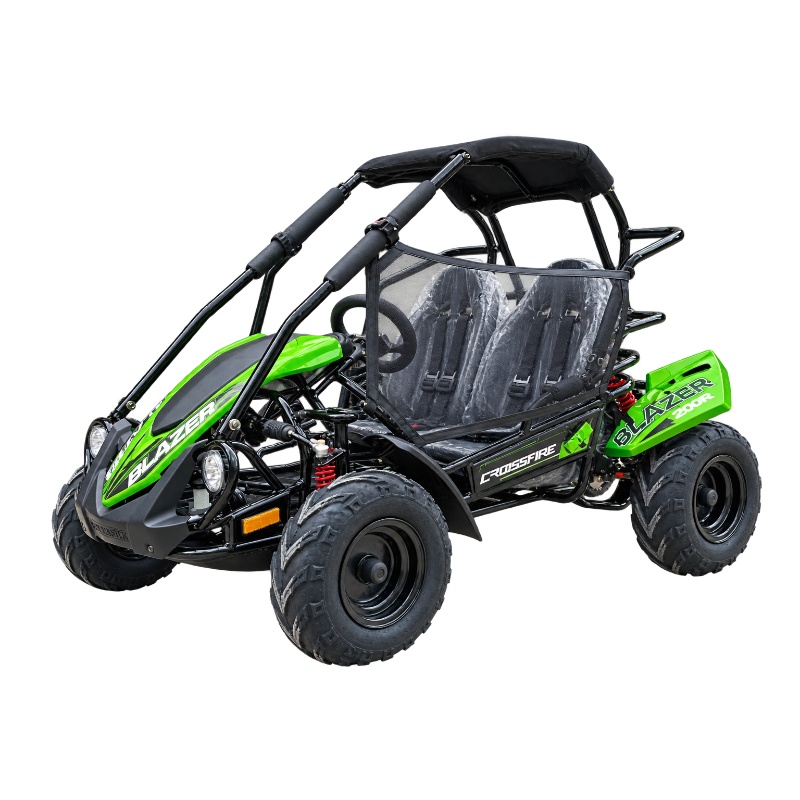 Crossfire Blazer 200R 200cc Go Kart - Green Crossfire Blazer 200R 200cc Go Kart - Green