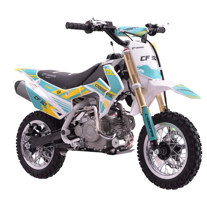 Crossfire CF50 50cc Kids Dirt Bike - Blue Crossfire CF50 50cc Kids Dirt Bike - Blue