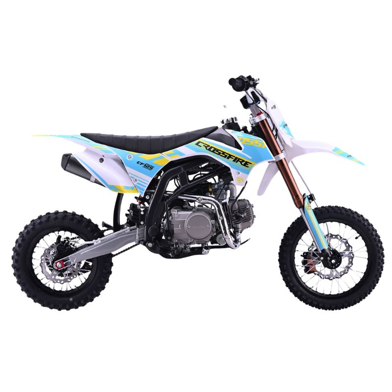 Crossfire CF125 125cc Dirt Bike - Teal Blue Crossfire CF125 125cc Dirt Bike - Teal Blue