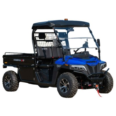 Crossfire E10 Cargo LWB - Extended Tray Electric UTV EPS - Blue