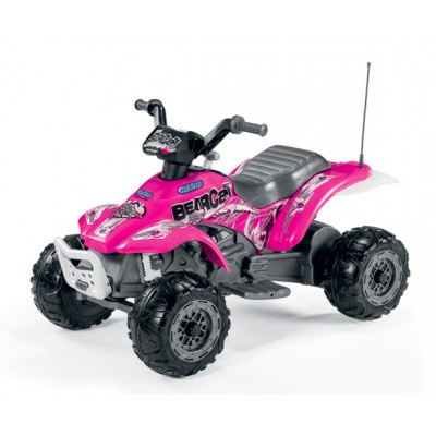 Peg Perego Corral Bearcat Electric Quad Bike - Pink