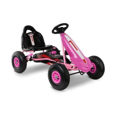 Rigo Kids Pedal Go Kart - Pink