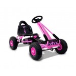 Rigo Kids Pedal Go Kart 2-Mode - Pink
