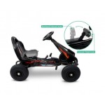 Rigo Kids Pedal Go Kart 2-Mode - Black