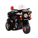 Rigo Kids Ride On Motorbike Patrol Bike - Black