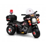 Rigo Kids Ride On Motorbike Patrol Bike - Black