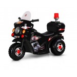 Rigo Kids Ride On Motorbike Patrol Bike - Black