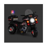 Rigo Kids Ride On Motorbike Patrol Bike - Black