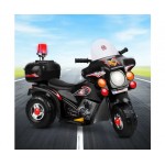 Rigo Kids Ride On Motorbike Patrol Bike - Black