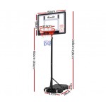 Everfit Adjustable Portable Basketball Stand Hoop System Rim 2.1m Everfit Adjustable Portable Basketball Stand Hoop System Rim 2.1m