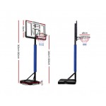 Everfit 3.05m Portable Basketball Stand System Height Adjustable Blue