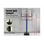 Everfit 3.05m Portable Basketball Stand System Height Adjustable Blue