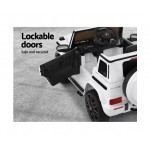 Mercedes Benz Electric AMG G63 Licensed Remote Toys Cars 12V 50W Kids Ride On - White Mercedes Benz Electric AMG G63 Licensed Remote Toys Cars 12V 50W Kids Ride On - White