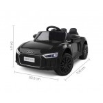Audi R8 Licensed Electric 12V Kids Ride On Car - Black 