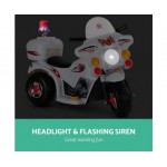 Rigo Kids Ride On Motorbike Motorcycle Car - White