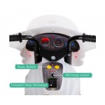 Rigo Kids Ride On Motorbike Motorcycle Car - White