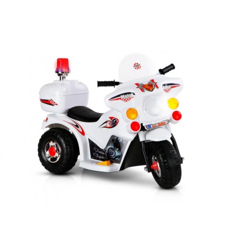 Rigo Kids Ride On Motorbike Motorcycle Car - White