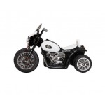 Rigo Kids Harley Davidson Inspired Police Motorbike Ride On - Black/White