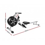 Everfit 8 level Rowing Exercise Machine with Air Resistance System - White