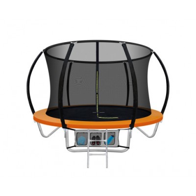 Everfit 8ft Trampoline Round Trampoline - Orange
