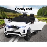 Land Rover Evoque 12V Licensed Kids Electric Ride On Car - White