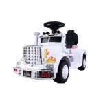 Rigo Kids Ride On Cars Electric Toys Battery Truck Children's Motorbike - White